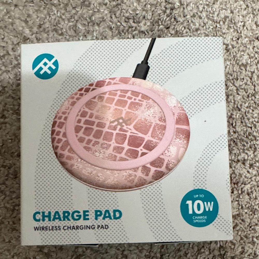 Pink Wireless Charging Pad new in box
